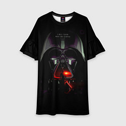 Платье клеш для девочки Кайло рен дело вейдера, цвет: 3D-принт