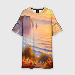 Детское платье Рассветный залив