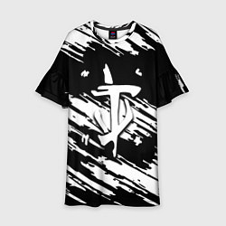 Детское платье Doom краски полосы