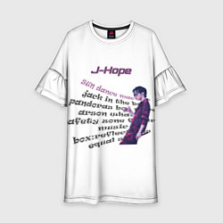 Платье клеш для девочки J-Hope - BTS, цвет: 3D-принт