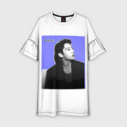 Платье клеш для девочки JK Чонгук, цвет: 3D-принт