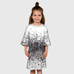 Платье клеш для девочки Грязь, цвет: 3D-принт — фото 2