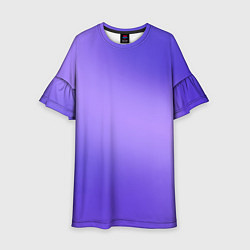 Детское платье Color purple gradient