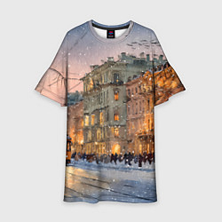 Детское платье Зимний Санкт-Петербург