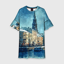 Детское платье Снегопад в Санкт-Петербурге