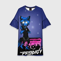 Платье клеш для девочки The Prodigy: Night Fox, цвет: 3D-принт