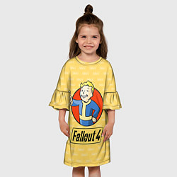Платье клеш для девочки Fallout 4: Pip-Boy, цвет: 3D-принт — фото 2