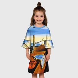 Платье клеш для девочки Постоянство Памяти, цвет: 3D-принт — фото 2