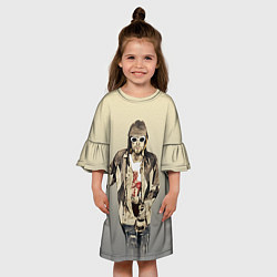 Платье клеш для девочки Kurt Art, цвет: 3D-принт — фото 2