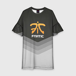 Платье клеш для девочки Fnatic Uniform, цвет: 3D-принт