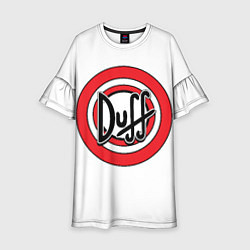 Платье клеш для девочки Duff, цвет: 3D-принт