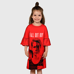 Платье клеш для девочки FOB: Red USA, цвет: 3D-принт — фото 2