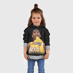Толстовка-худи детская Kobe Bryant, цвет: 3D-меланж — фото 2