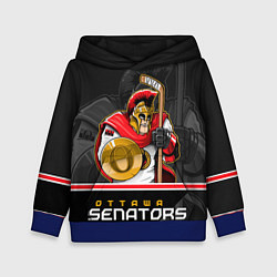 Толстовка-худи детская Ottawa Senators, цвет: 3D-синий