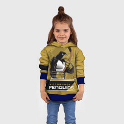 Толстовка-худи детская Pittsburgh Penguins, цвет: 3D-синий — фото 2