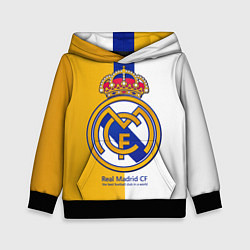 Толстовка-худи детская Real Madrid CF, цвет: 3D-черный