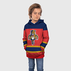 Толстовка-худи детская Florida Panthers, цвет: 3D-красный — фото 2
