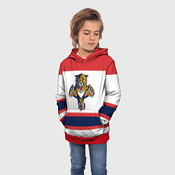 Толстовка-худи детская Florida Panthers, цвет: 3D-красный — фото 2