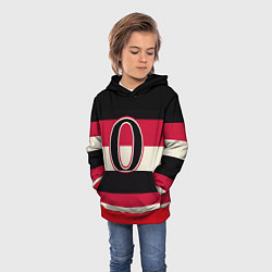 Толстовка-худи детская Ottawa Senators O, цвет: 3D-красный — фото 2