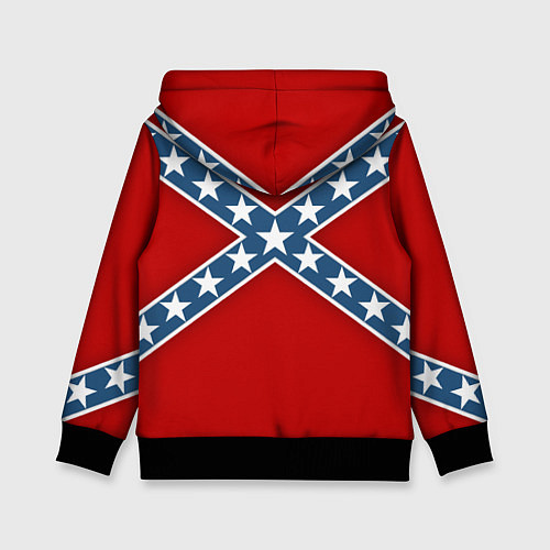 Детская толстовка Флаг советской конфедерации / 3D-Черный – фото 2