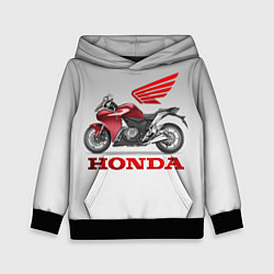 Толстовка-худи детская Honda 2, цвет: 3D-черный