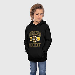 Толстовка-худи детская Boston Bruins: Est.1924, цвет: 3D-черный — фото 2