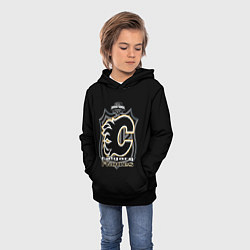 Толстовка-худи детская Calgary Flames Team, цвет: 3D-черный — фото 2