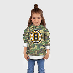 Толстовка-худи детская Bruins Camouflage, цвет: 3D-белый — фото 2