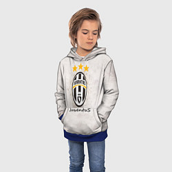Толстовка-худи детская Juventus3, цвет: 3D-синий — фото 2