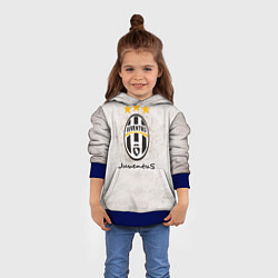 Толстовка-худи детская Juventus3, цвет: 3D-синий — фото 2