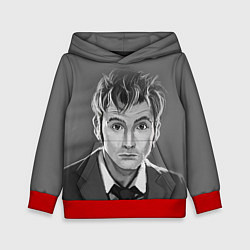 Толстовка-худи детская Doctor Who: fun-art, цвет: 3D-красный