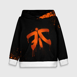 Толстовка-худи детская Fnatic: Black collection, цвет: 3D-белый