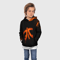 Толстовка-худи детская Fnatic: Black collection, цвет: 3D-белый — фото 2