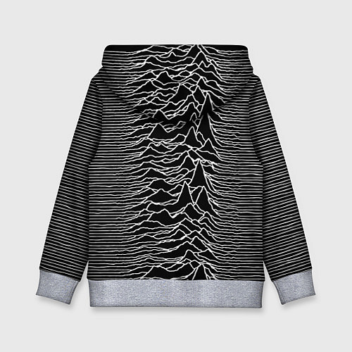 Детская толстовка Joy Division: Unknown Pleasures / 3D-Меланж – фото 2