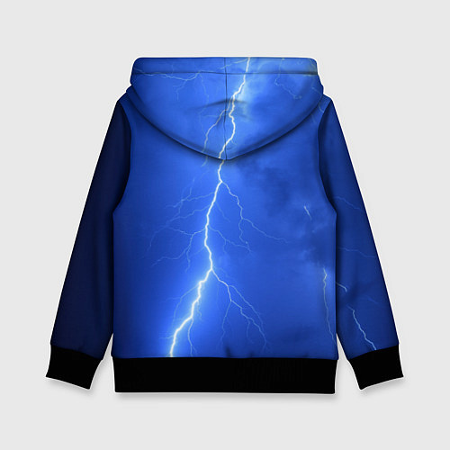 Детская толстовка AC/DC: Lightning / 3D-Черный – фото 2