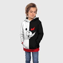 Толстовка-худи детская Monokuma, цвет: 3D-красный — фото 2