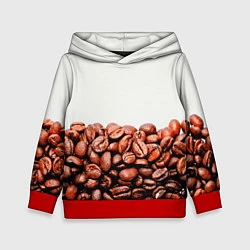Толстовка-худи детская Coffee, цвет: 3D-красный