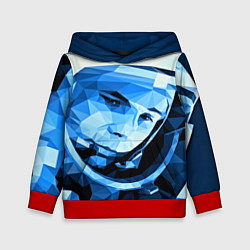 Толстовка-худи детская Gagarin Art, цвет: 3D-красный