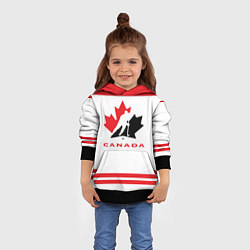 Толстовка-худи детская Canada Team, цвет: 3D-черный — фото 2