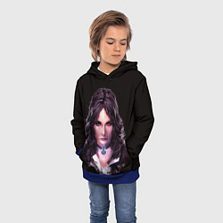 Толстовка-худи детская Йенифер 1, цвет: 3D-синий — фото 2