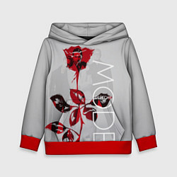 Толстовка-худи детская Depeche Mode: Red Rose, цвет: 3D-красный