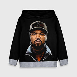 Толстовка-худи детская Ice Cube, цвет: 3D-меланж