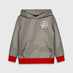 Толстовка-худи детская Linkin Park: Grey style, цвет: 3D-красный