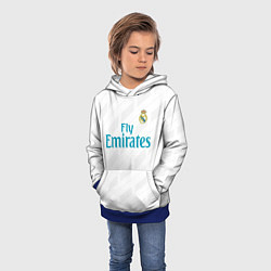 Толстовка-худи детская Real Madrid, цвет: 3D-синий — фото 2