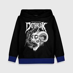 Толстовка-худи детская Dethklok: Goat Skull, цвет: 3D-синий