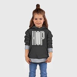 Толстовка-худи детская Hip-Hop Inside, цвет: 3D-меланж — фото 2