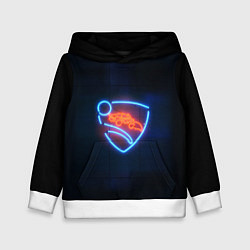 Толстовка-худи детская Rocket League, цвет: 3D-белый