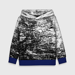 Толстовка-худи детская Краска и потертости!, цвет: 3D-синий