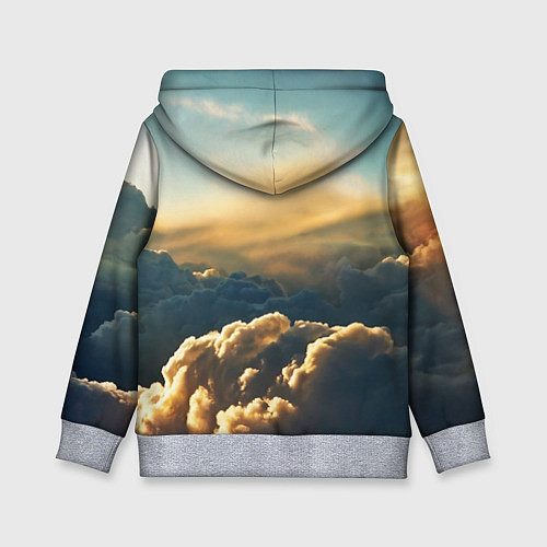 Детская толстовка The XX: Clouds / 3D-Меланж – фото 2