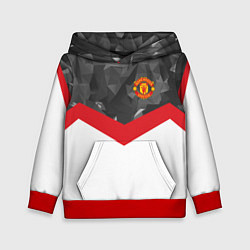 Детская толстовка Man United FC: Grey Polygons